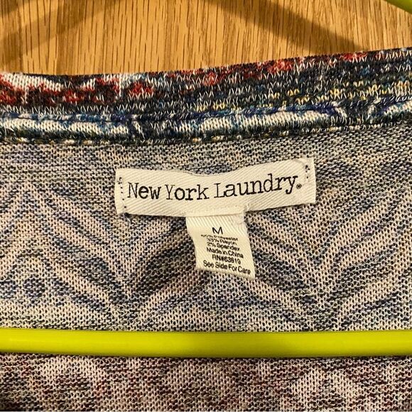 New York Laundry, Womens Knit 3/4 Sleeve Shirt, Size M. (S80) - Picture 3 of 6